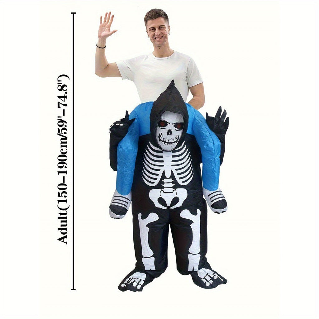 Halloween Inflatable Grim Reaper Costume for Adults-3