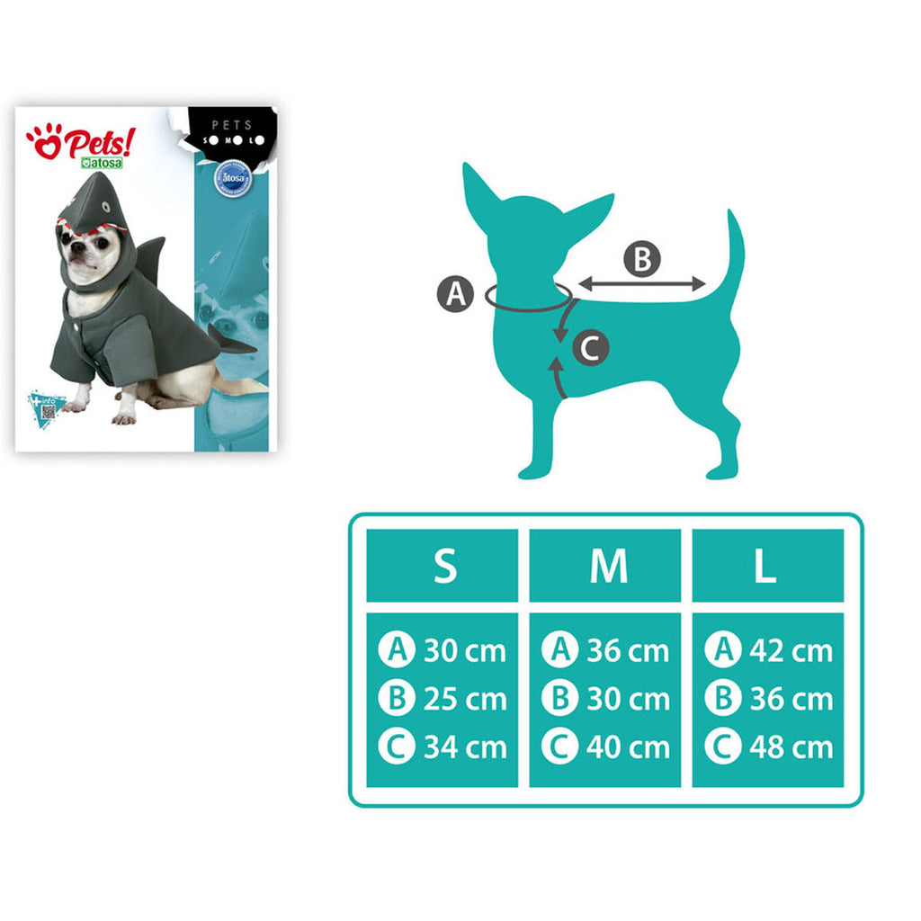 Dog Costume Size M Shark-2