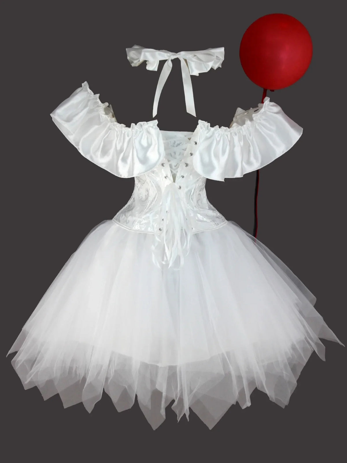 Women's Halloween Clown Cosplay Costume with Skirt-1