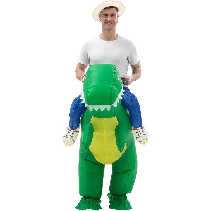 Inflatable Costume Adult, Halloween Costumes for Men, Dinosaur Adults, Blow up Costume for Adult Halloween-4