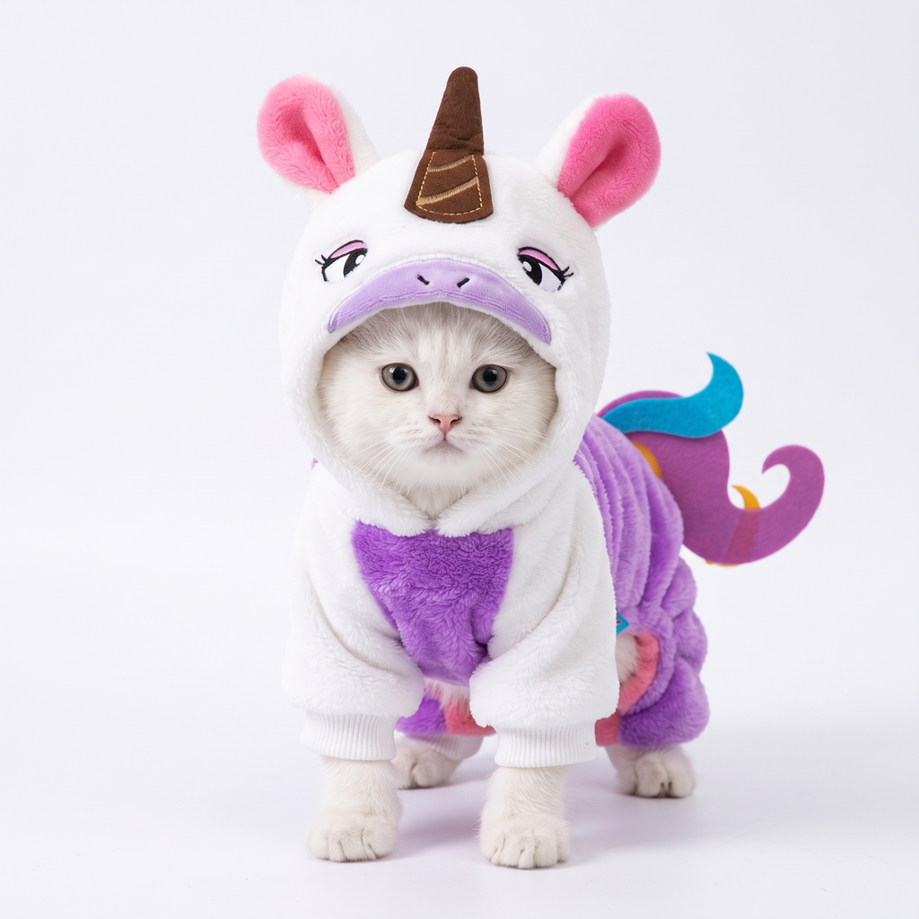 Halloween Pet Cosplay Costume Cat & Dog Outfits-Unicorn Love